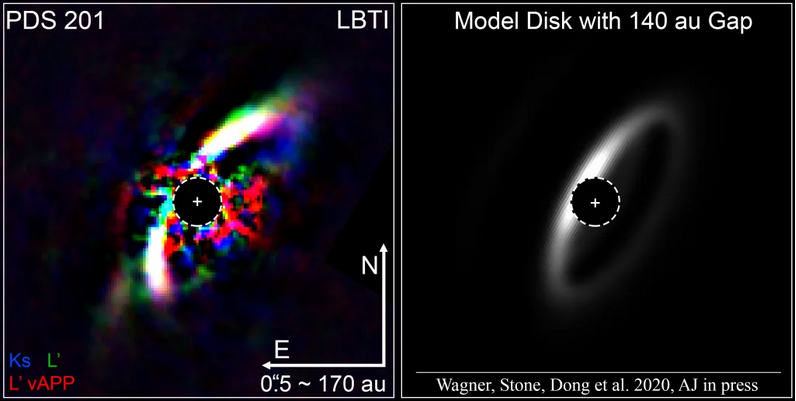 Images of a Massive Planetary System in Formation
